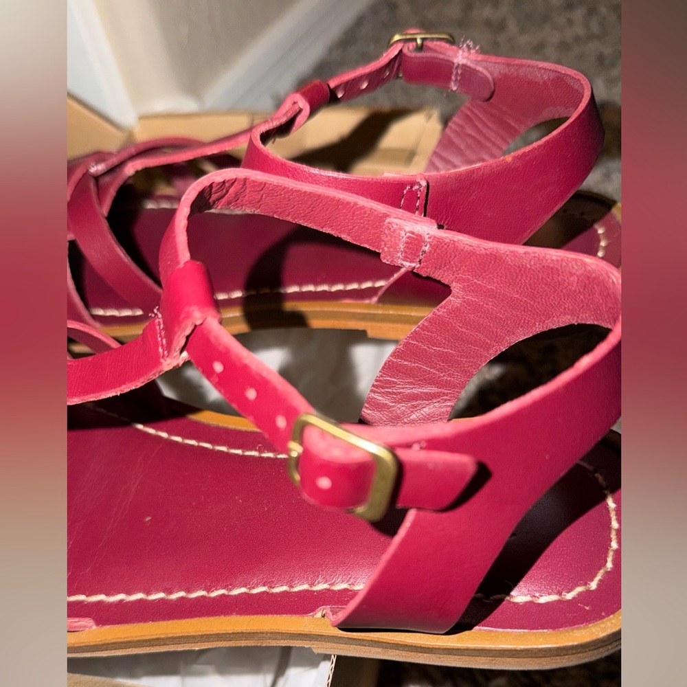 ZARA GIRLS Leather Fisherman Sandals LIMITED EDITION Size Girls 2.5 - Picture 12 of 12